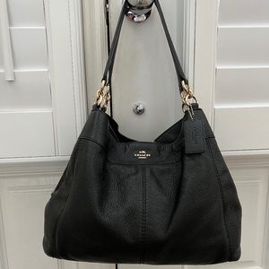 Coach Kristy Black Leather Shoulder bag, excellent used condition
